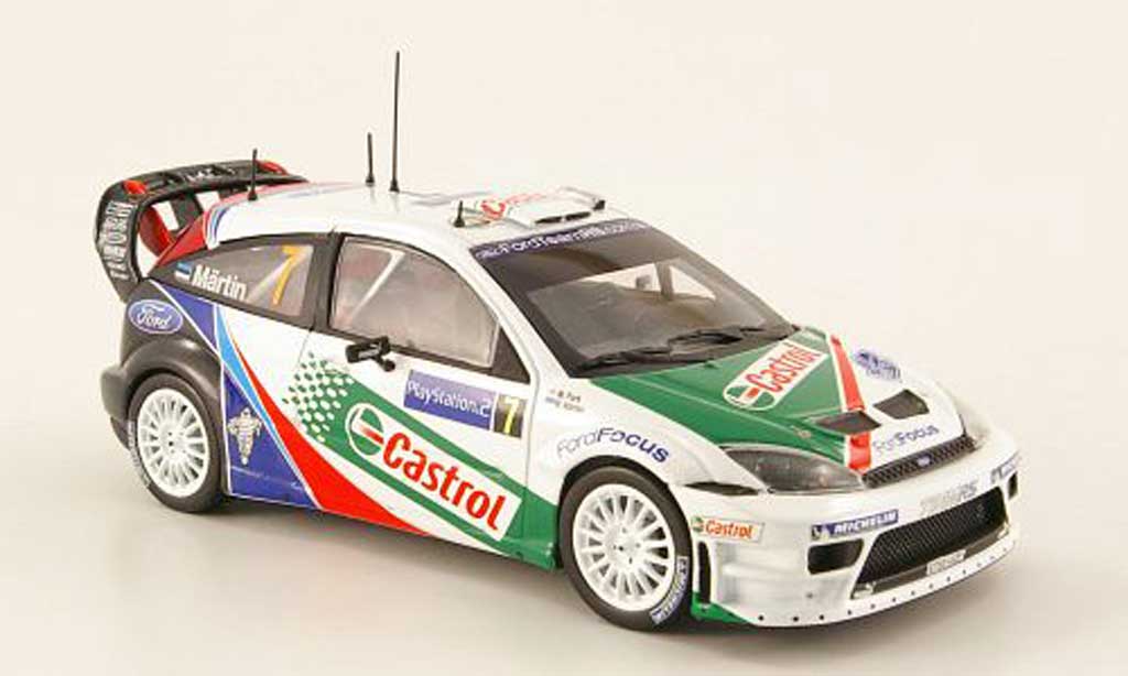 Ford Focus RS WRC 1/43 Minichamps RS WRC No.7 Castrol Sieger Rally Korsika 2004 diecast model cars