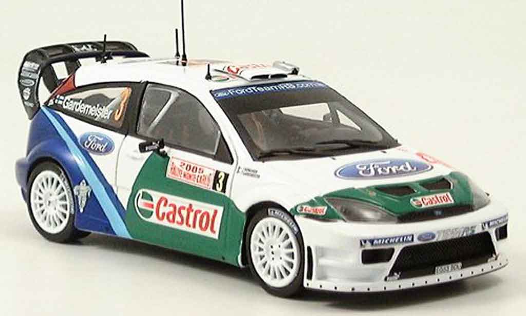 Ford Focus RS WRC 1/43 Minichamps RS WRC MonteCarlo Gardemeister Honkanen 2005 diecast model cars