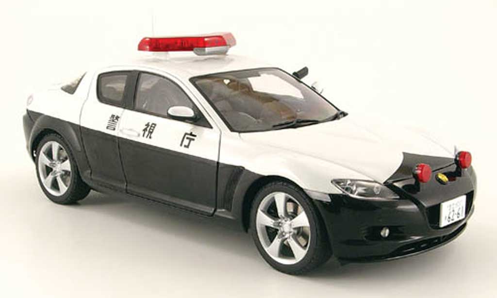 Mazda RX8 1/18 Autoart japanische polizei diecast model cars