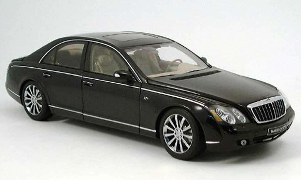 Maybach 57 1/18 Autoart s 2005 black diecast model cars