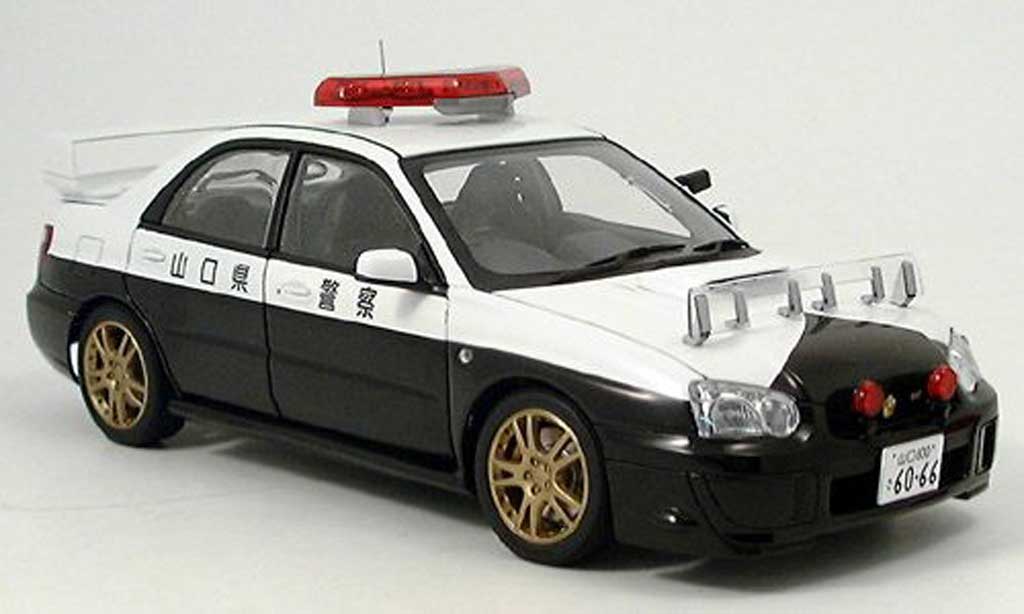 Subaru Impreza WRX 1/18 Autoart STI WRX polizei diecast model cars