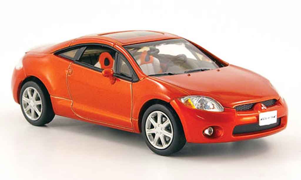 Mitsubishi Eclipse 1/43 Norev orange 2005 diecast model cars