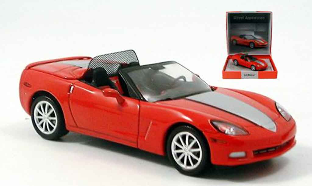 Chevrolet Corvette C6 1/43 Norev C6 street Appearence red 2005 diecast model cars