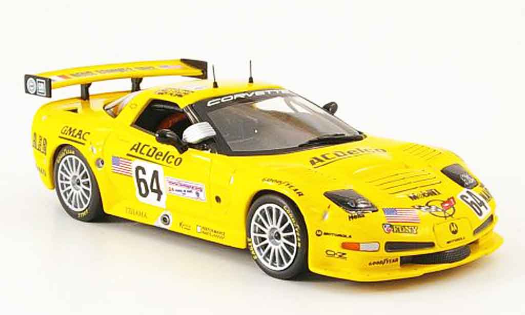 Chevrolet Corvette C5 1/43 IXO C5 R No. 64 Le Mans 2002 diecast model cars