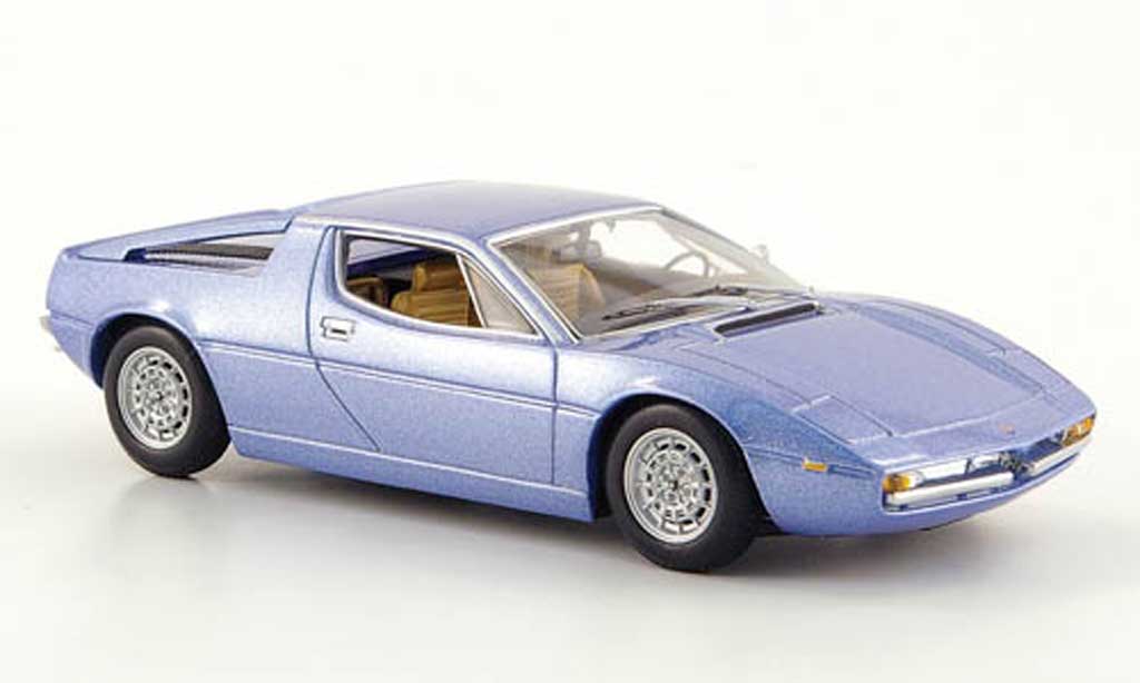 Maserati Merak 1/43 Minichamps grey blue 1974 diecast model cars