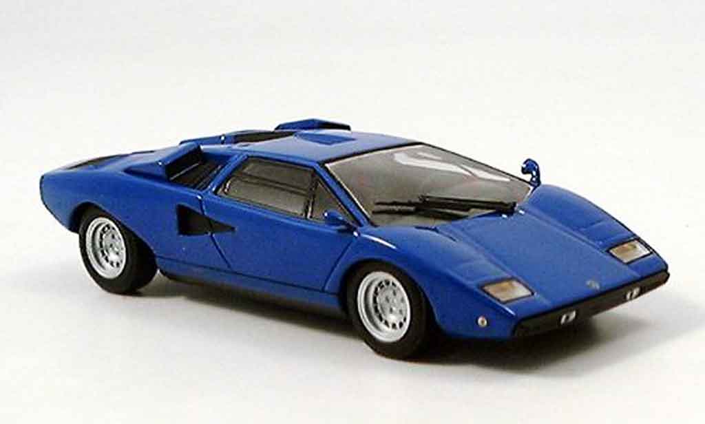 Lamborghini Countach LP 400 1/43 Minichamps LP 400 blue 1974 diecast model cars