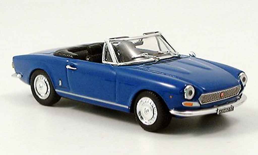 Fiat 124 1/43 Vitesse BS1 Spider blue offen diecast model cars