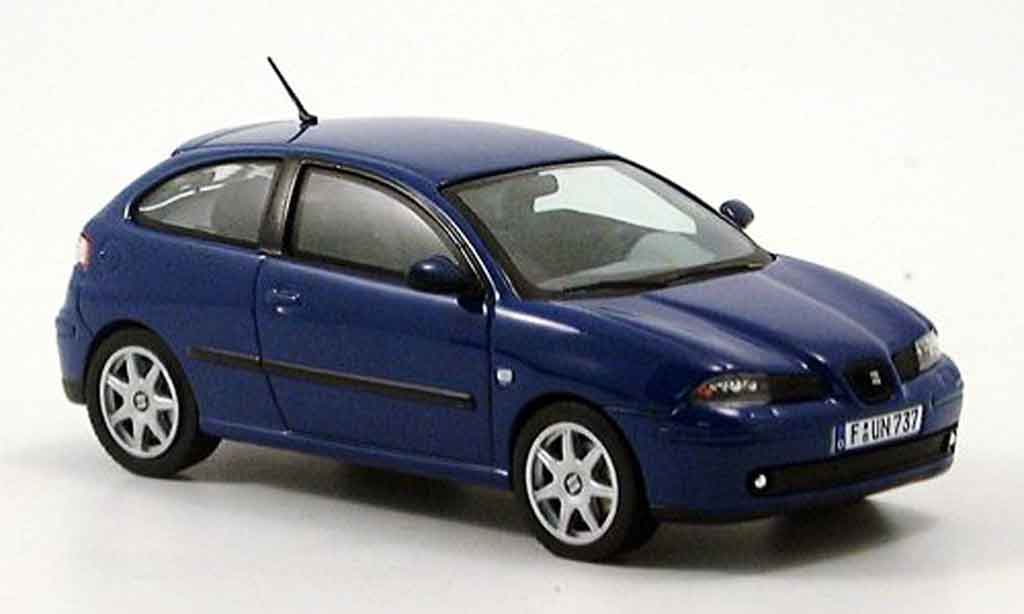 Seat Ibiza 1/43 IXO blue diecast model cars