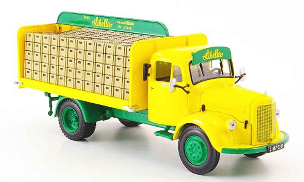 Mercedes L3500 1/43 Minichamps Getrankepritsche Libella 1956 diecast model cars
