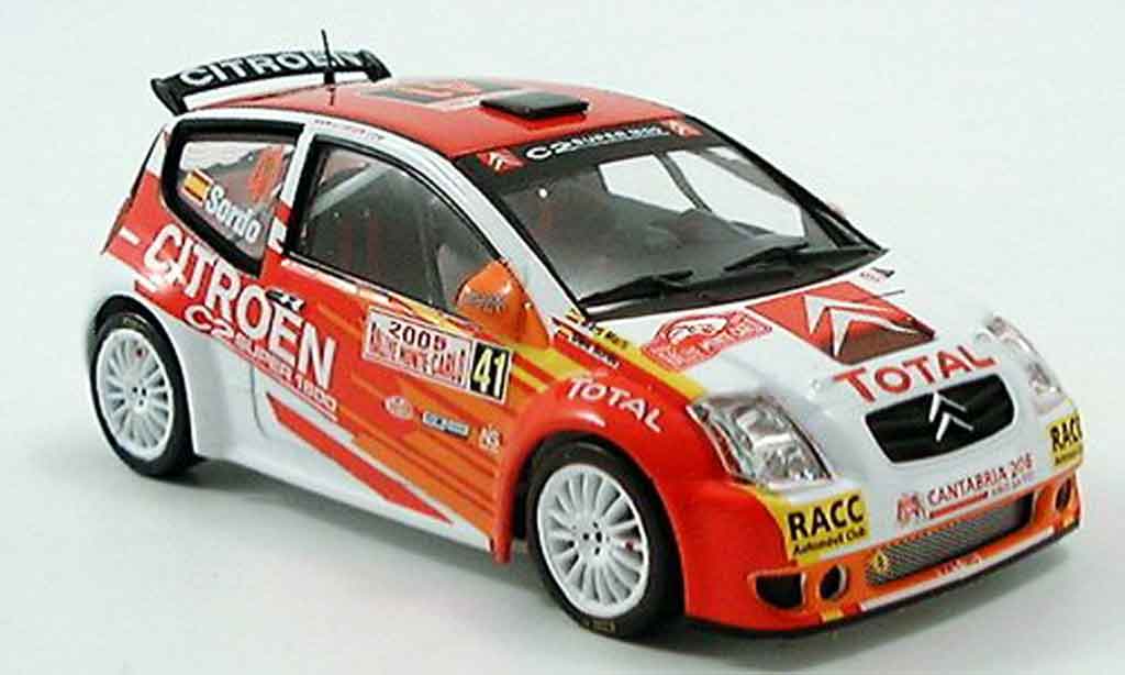 Citroen C2 S1600 1/43 IXO S1600 no.41 rallye monte carlo 2005 diecast model cars