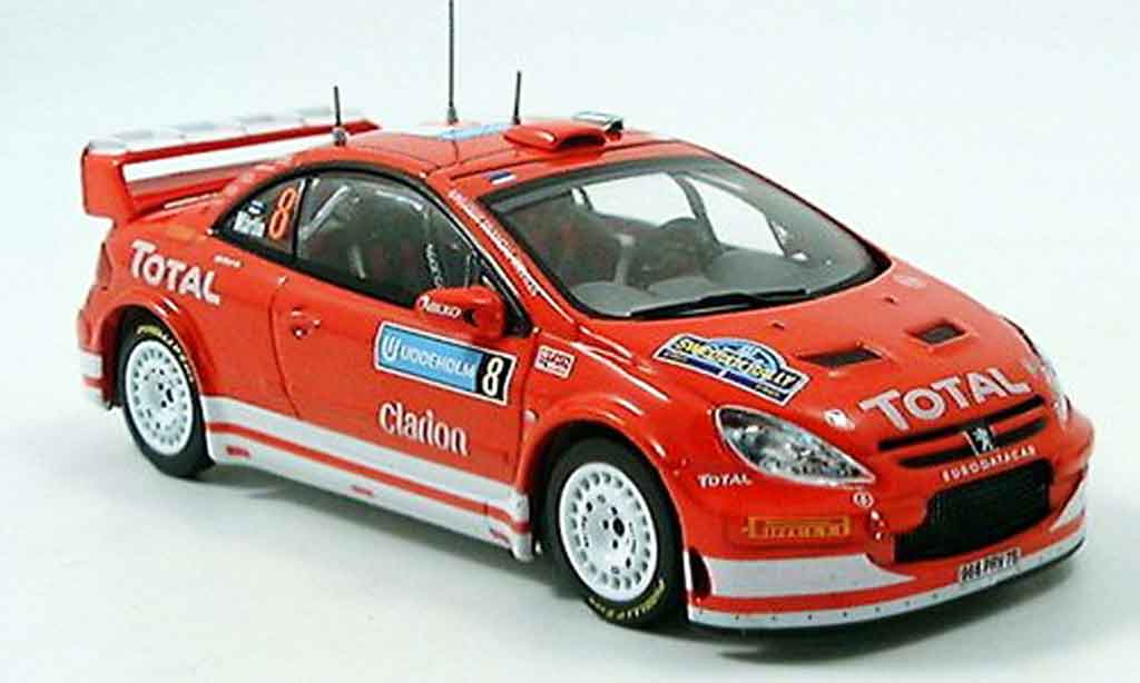 Peugeot 307 WRC 1/43 IXO WRC no.8 martin park rallye schweden 2005 diecast model cars