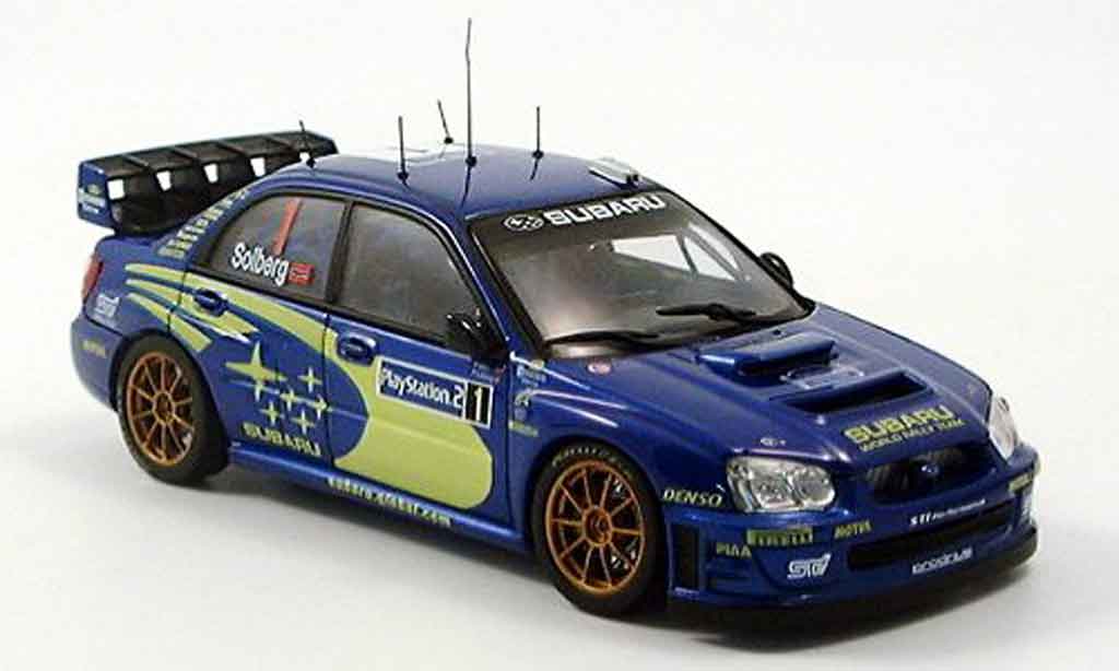 Subaru Impreza WRC 1/43 Autoart WRC solberg mills rallye tour de corse 2004 diecast model cars