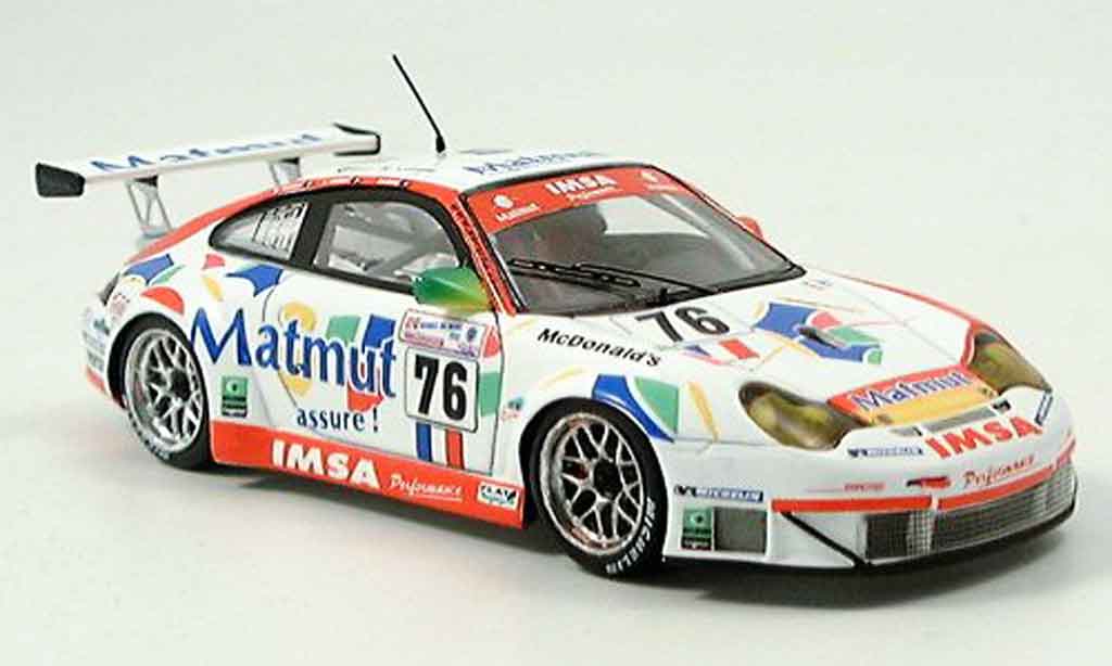 Porsche 996 GT3 RS 1/43 Spark GT3 RS No. 76 Le Mans 2005 diecast model cars