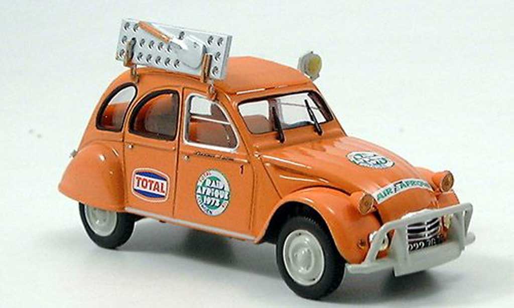 Citroen 2CV 1/43 Norev Raid Afrique Rally Afrique 1973 diecast model cars