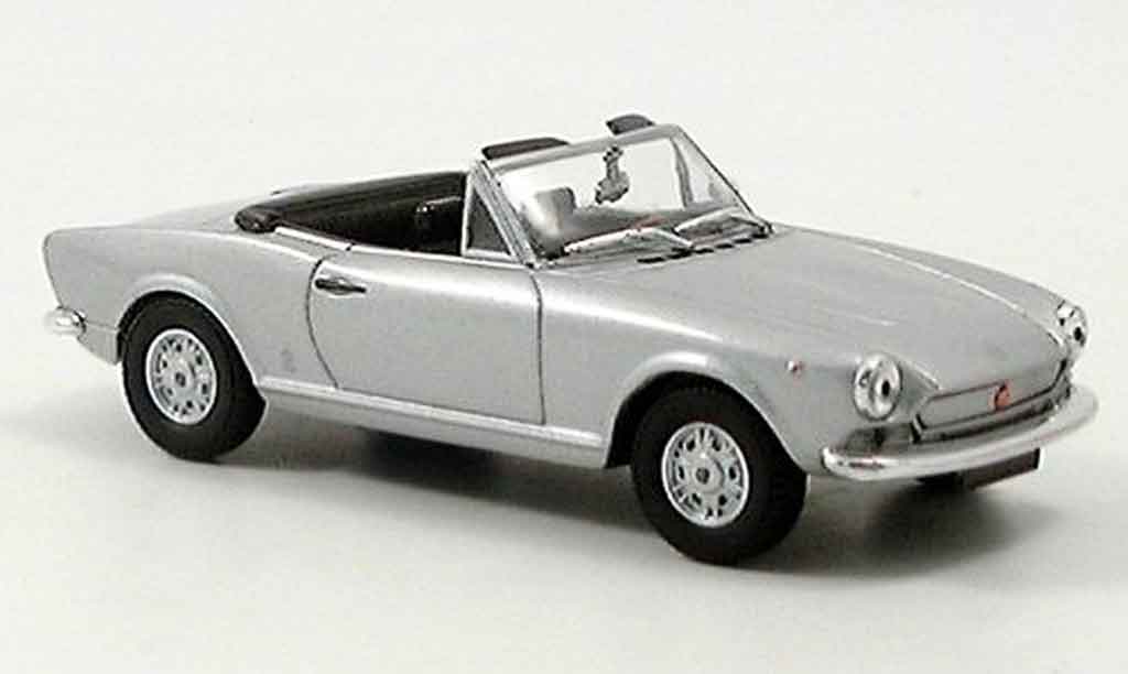 Fiat 124 1/43 Starline Spider grey metallisee diecast model cars