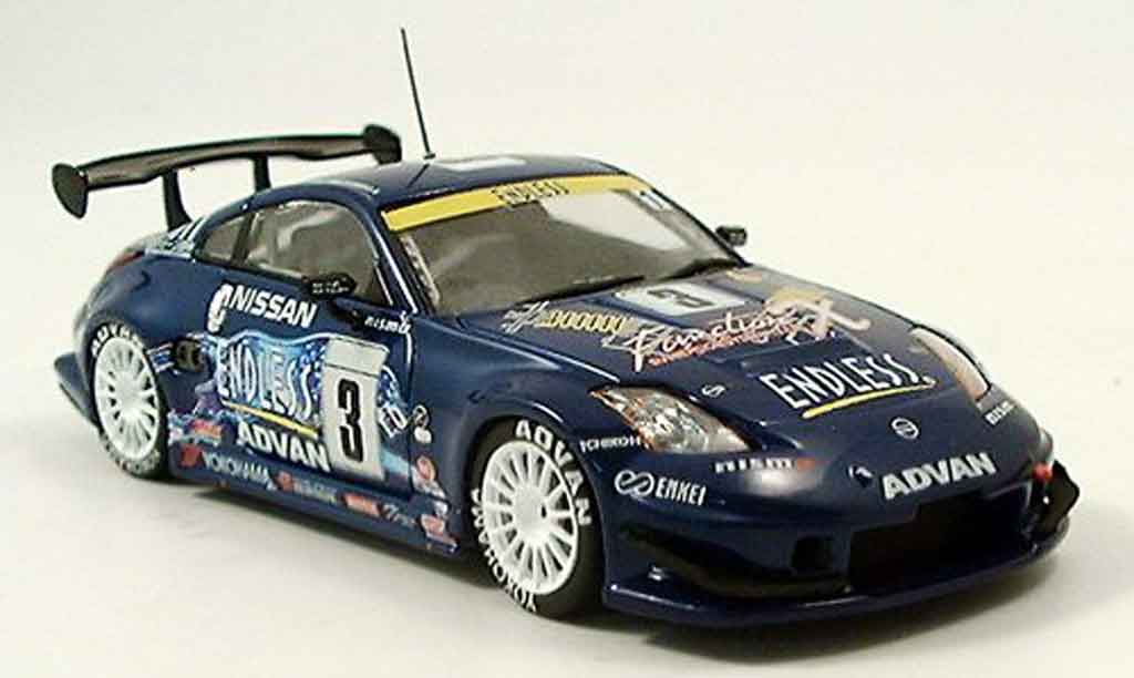 Nissan 350Z 1/43 Ebbro JGTC Super Taikyu blue 2005 diecast model cars