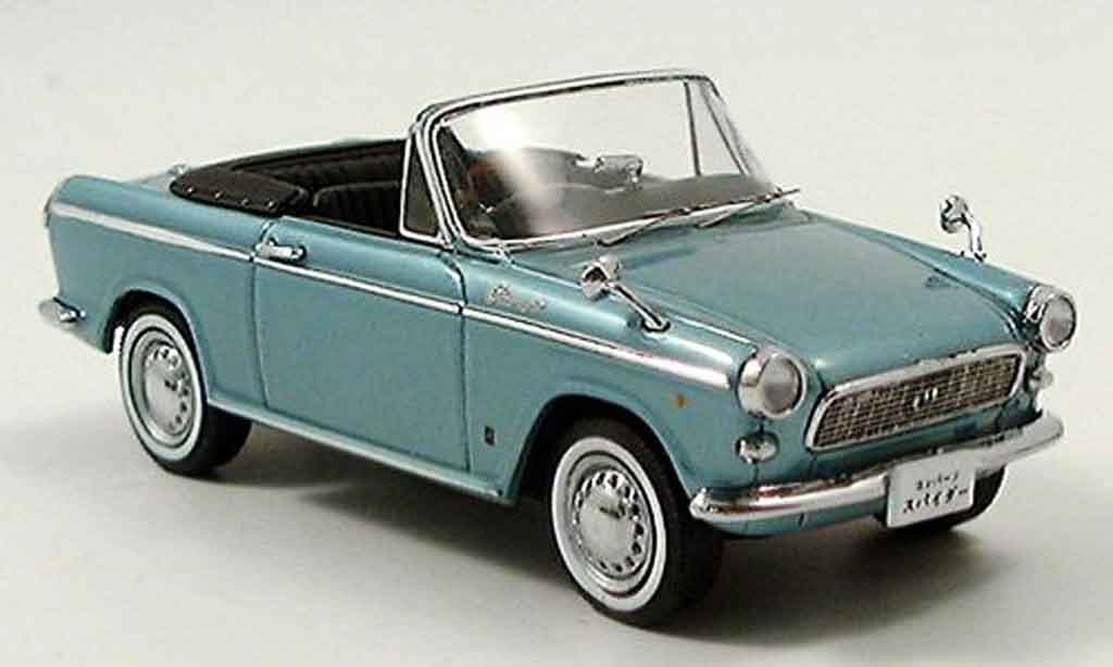 Daihatsu Compagno 1/43 Ebbro Spider blue 1965 diecast model cars