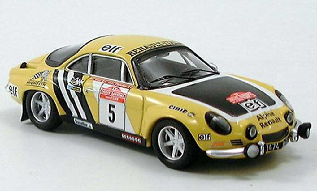 Alpine A110 1/43 Trofeu No. 5 Therier 1975 diecast model cars