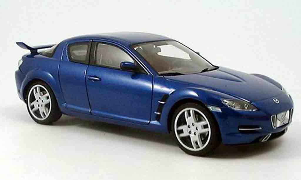 Mazda RX8 1/18 Autoart x-men filmauto blue diecast model cars