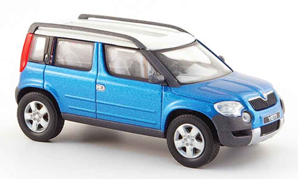 Skoda Yeti 1/43 Abrex blue 2005 diecast model cars