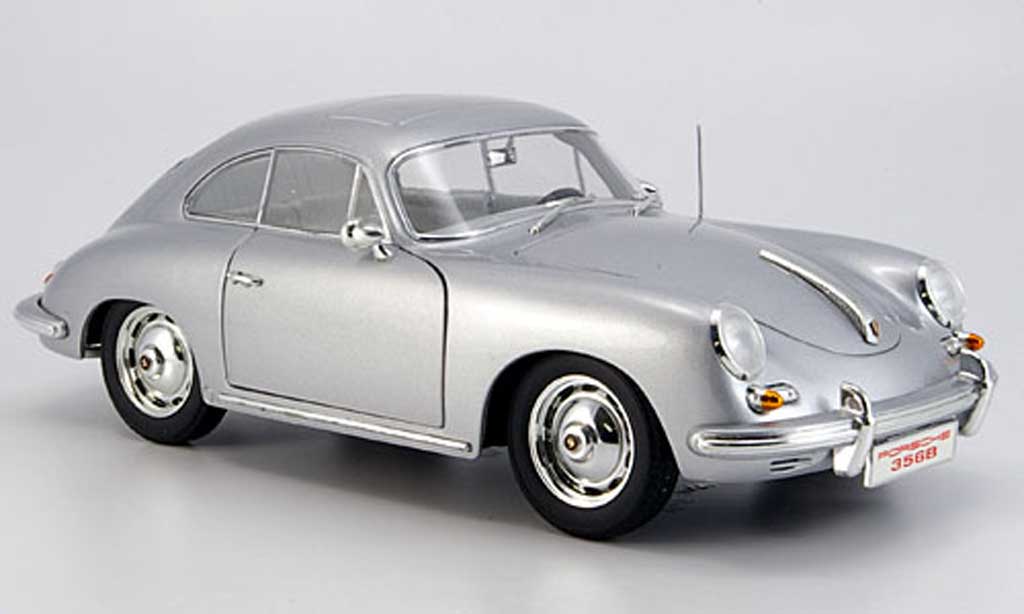 Porsche 356 1960 1/18 Ricko 1960 B coupe grey diecast model cars