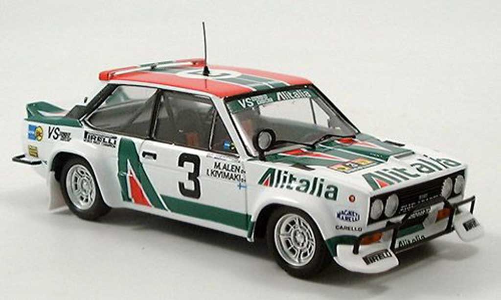 Fiat 131 Abarth 1/43 Trofeu Abarth Rally Safari 1979 diecast model cars