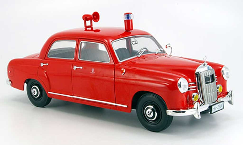 Mercedes 180 1/18 Revell (w 120) pompier 1963 diecast model cars