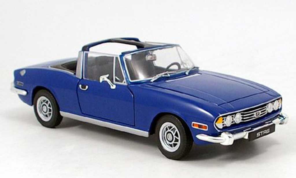 Triumph Stag 1/18 Revell blue 1970 diecast model cars