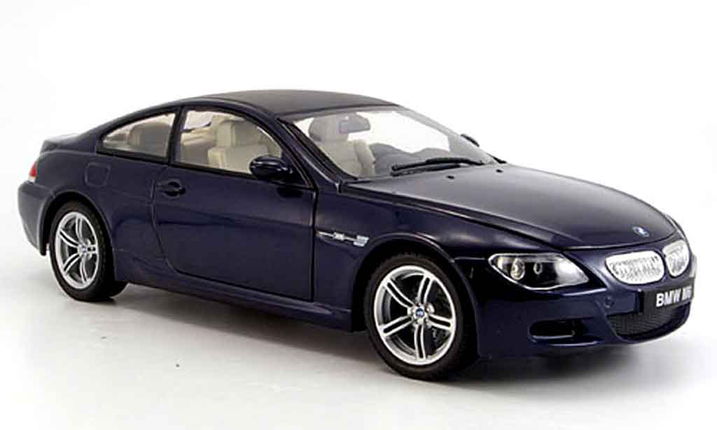Bmw M6 E63 1/18 Revell E63 blue 2004 diecast model cars