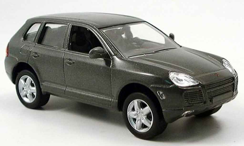 Porsche Cayenne Turbo 1/43 Solido Turbo grey 2002 diecast model cars