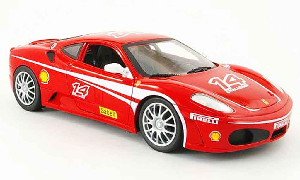 Ferrari F430 Challenge 1/18 Hot Wheels Challenge no.14 red diecast model cars