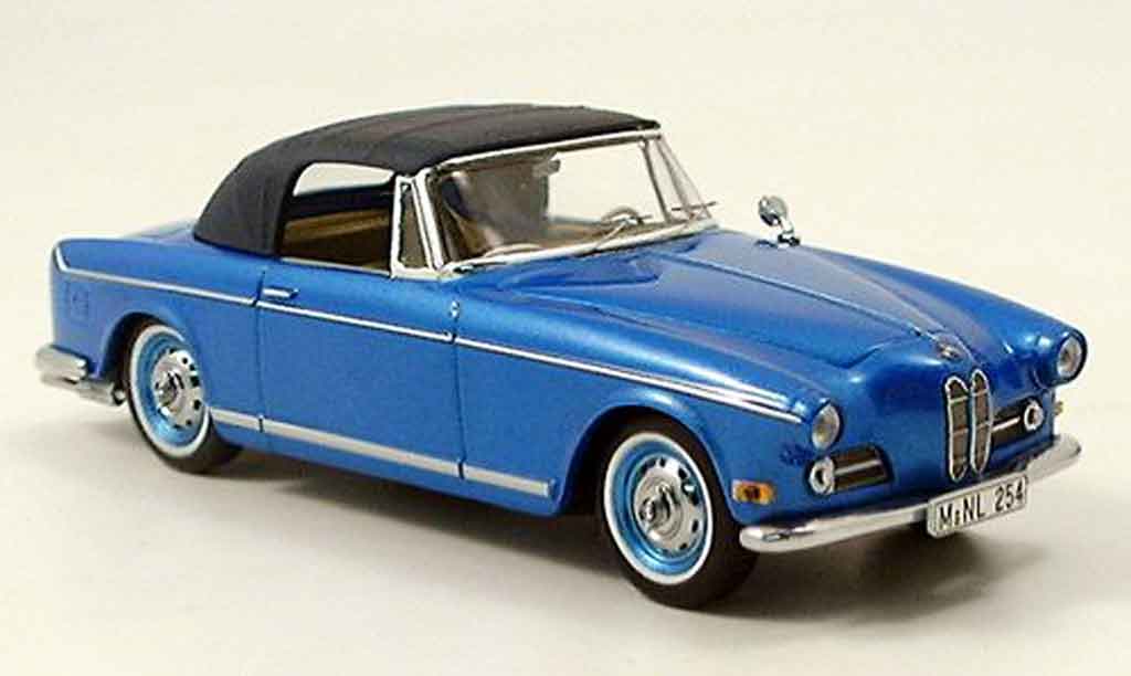 Bmw 503 1/43 Schuco Convertible avec Softtop blue diecast model cars