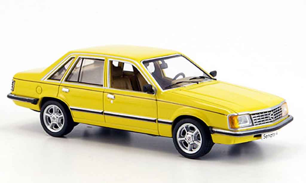 Opel Senator 1/43 Schuco a yellow diecast model cars