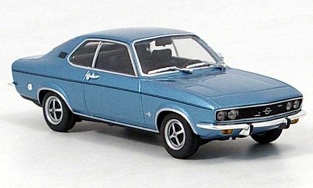 Opel Manta A 1/43 Minichamps A blue 1971 diecast model cars