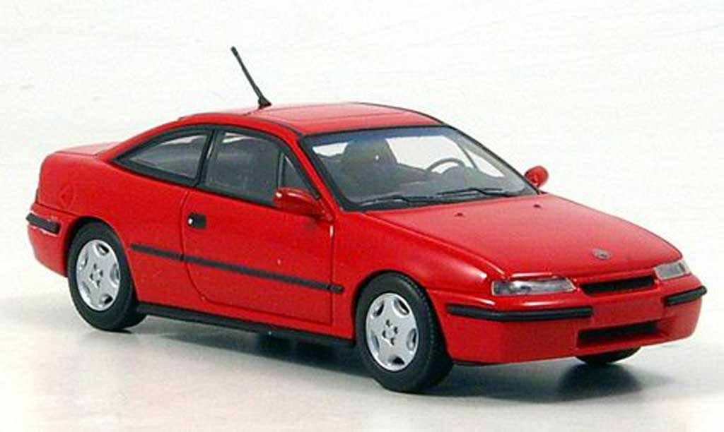 Opel Calibra 1/43 Minichamps red 1991 diecast model cars
