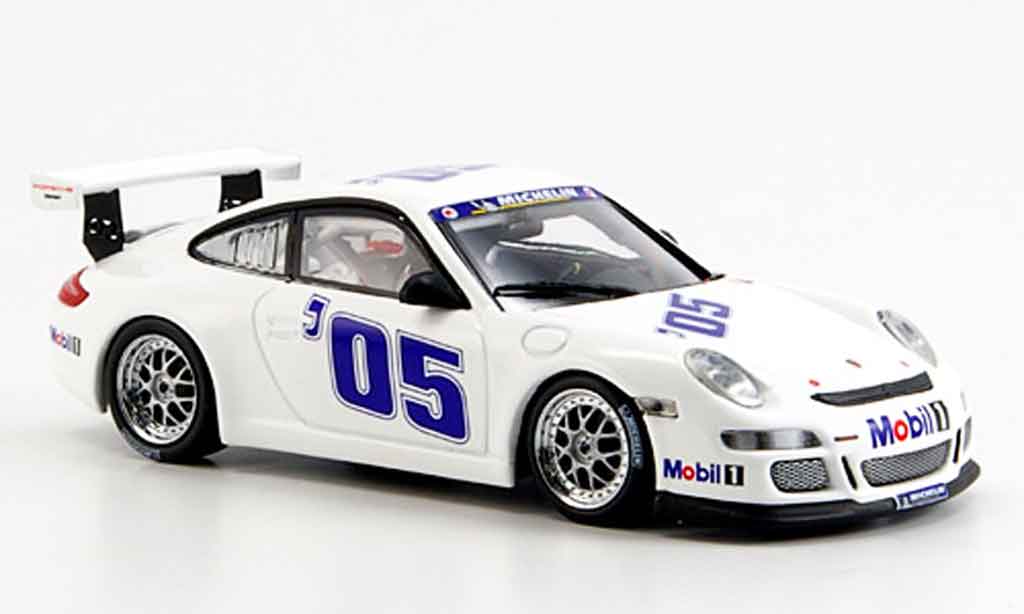 Porsche 997 GT3 CUP 1/43 Minichamps GT3 Cup 2005 white Prasentation diecast model cars