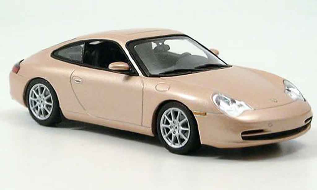 Porsche 996 Carrera 1/43 Minichamps Carrera grey metallisee beige 2001 diecast model cars