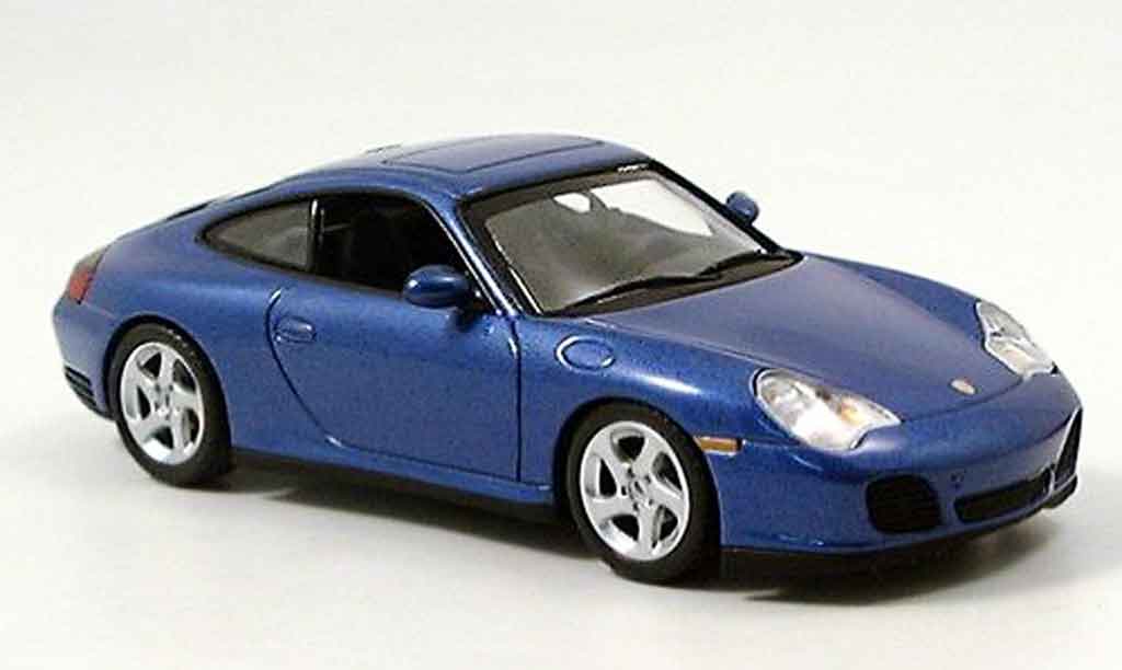 Porsche 996 4S 1/43 Minichamps Carrera 4S blue 2001 diecast model cars