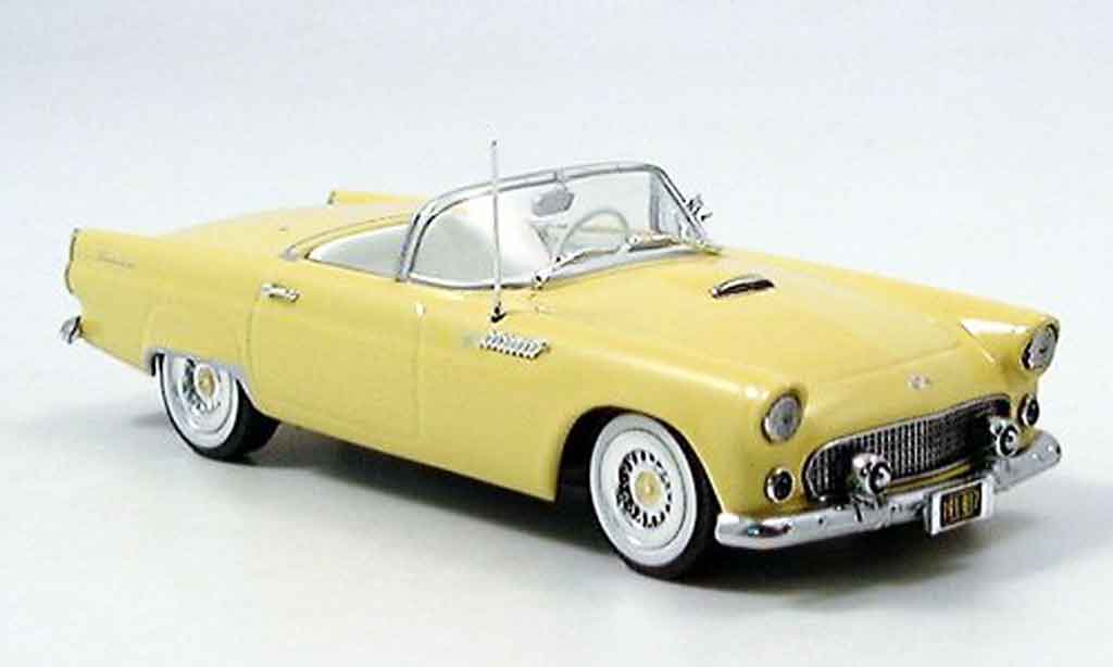 Ford Thunderbird 1955 1/43 Minichamps 1955 yellow 1955 diecast model cars