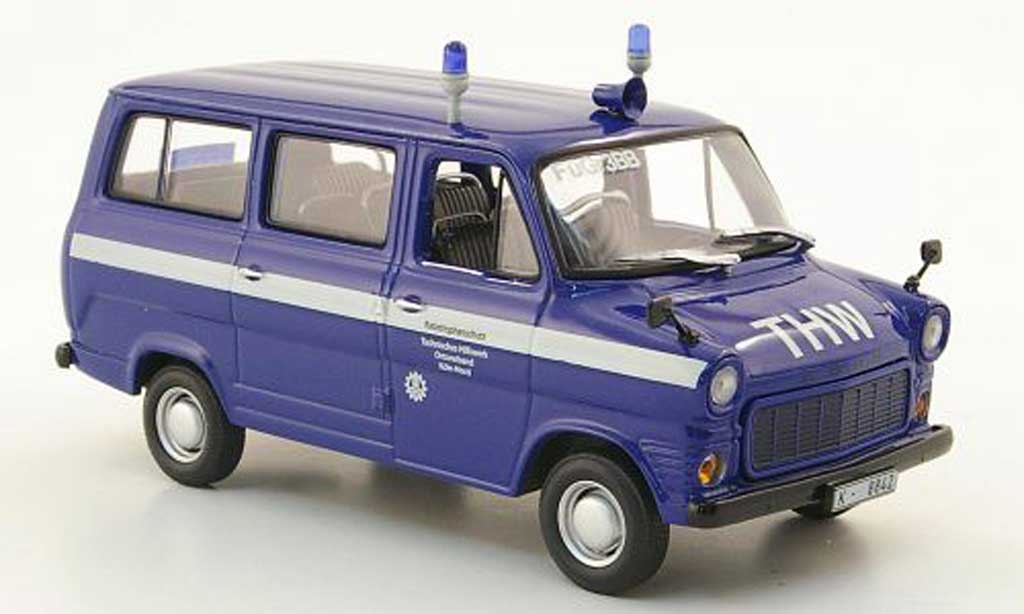 Ford Transit 1/43 Minichamps Bus THW Koln 1971 diecast model cars