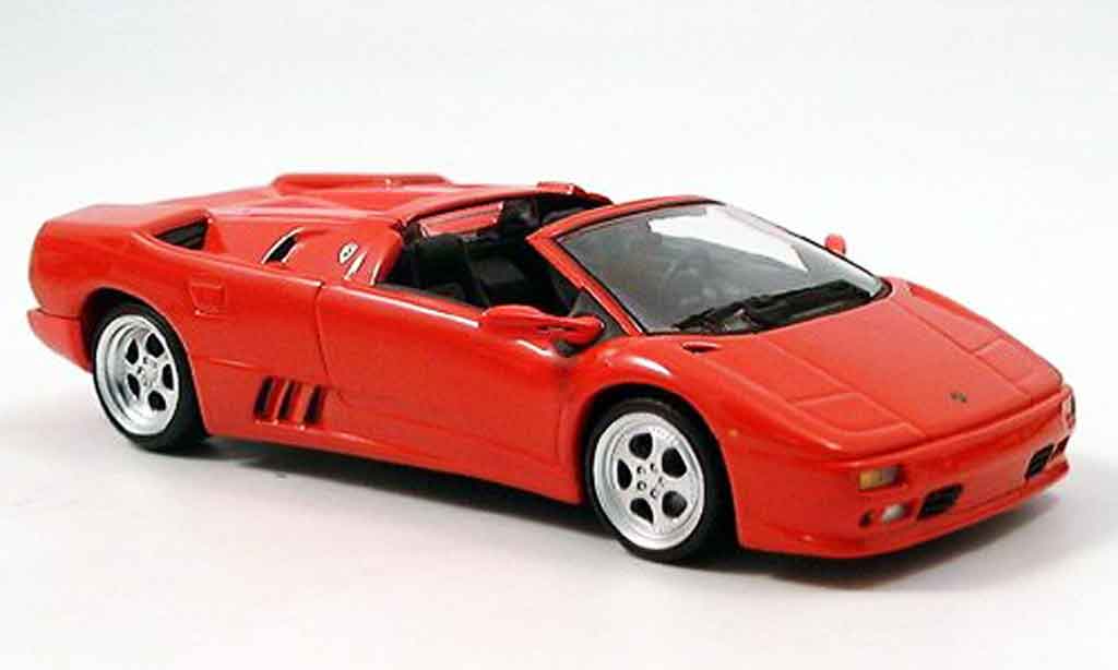 Lamborghini Diablo 1/43 Minichamps roadster red 1994 diecast model cars