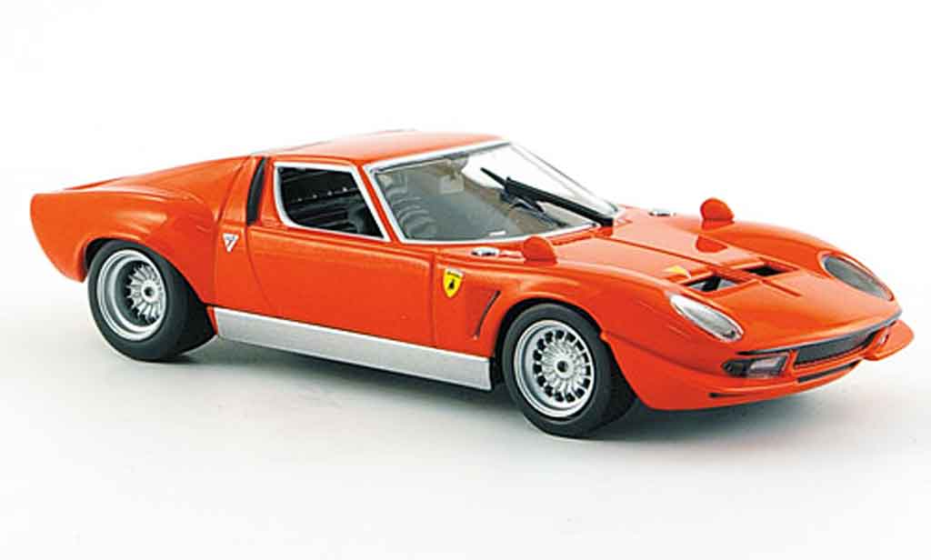 Lamborghini Miura Jota 1/43 Minichamps Jota red 1970 diecast model cars