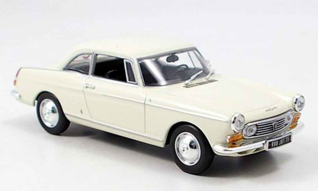 Peugeot 404 coupe 1/43 Minichamps coupe creme 1962 diecast model cars