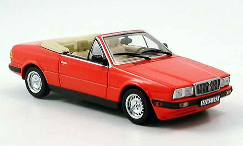 Maserati Biturbo 1/43 Minichamps spyder red 1986 diecast model cars