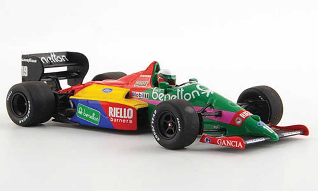 Ford F1 1987 1/43 Minichamps 1987 Benetton B187 No.19 T.Fabi -Saison diecast model cars