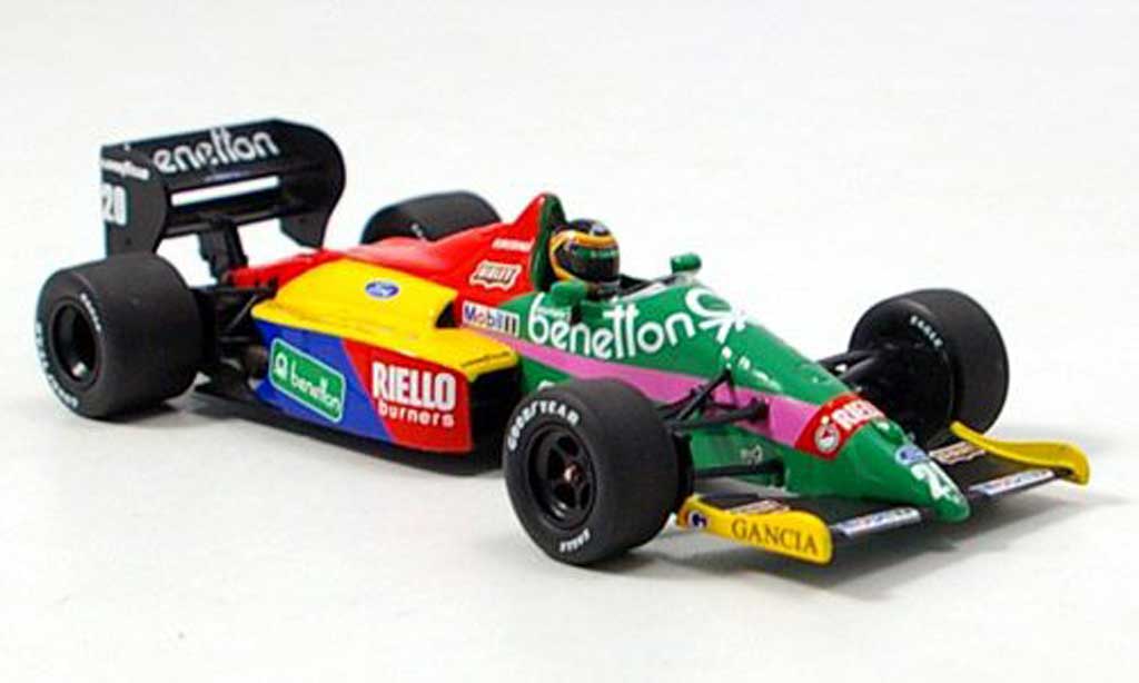 Ford F1 1987 1/43 Minichamps 1987 Benetton B 187 Boutsen diecast model cars