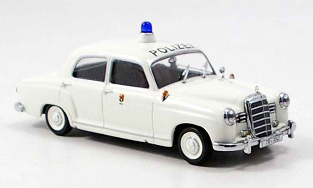 Mercedes 180 1/43 Minichamps police Trier diecast model cars