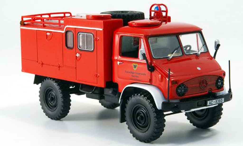 Mercedes Unimog 1/43 Minichamps 404S pompier TLF 8 18 diecast model cars