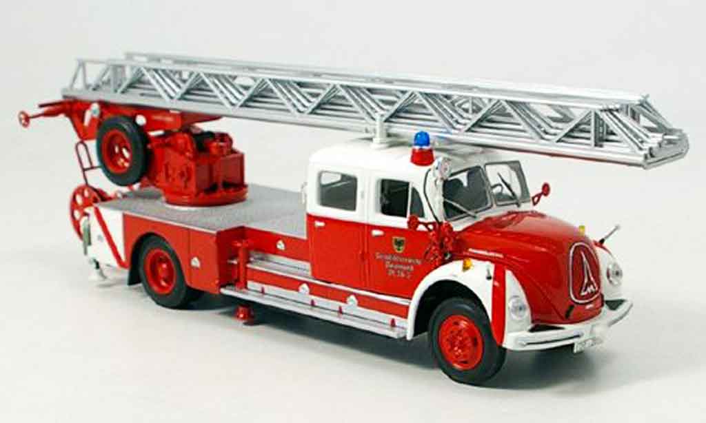 Magirus DL 30 1/43 Minichamps Merkur pompier Dortmund diecast model cars
