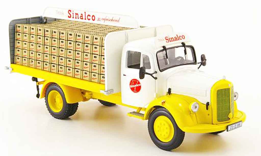 Mercedes L3500 1/43 Minichamps Getrankepritsche Sinalco 1956 diecast model cars
